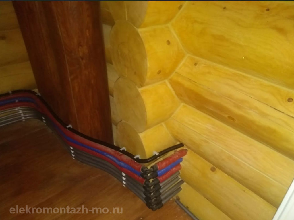 Противопожарные кабели в деревянном доме