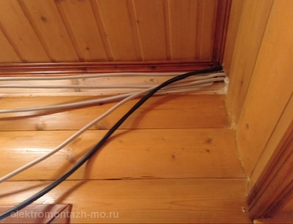 Подключение электричества к дому иразведение кабелей и проводов внутри дома